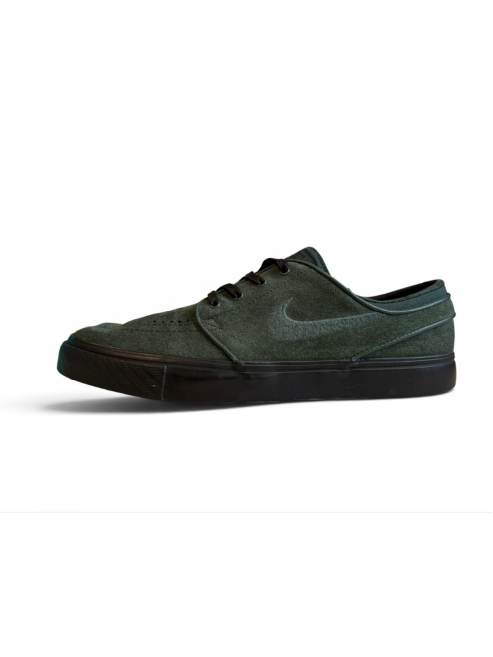 Nike SB Zoom Stefan Janoski Midnight Green Suede Skate Shoes Sz 10 333824-312